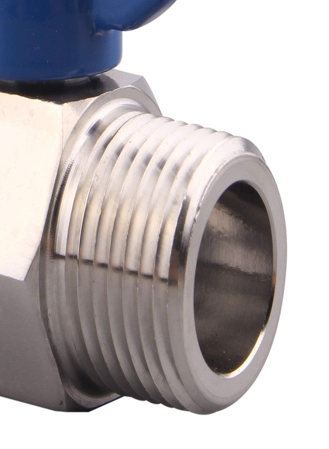 DERNORD Stainless Steel Mini Ball Valve NPT Thread (1/2" Female&Male) - Image 3